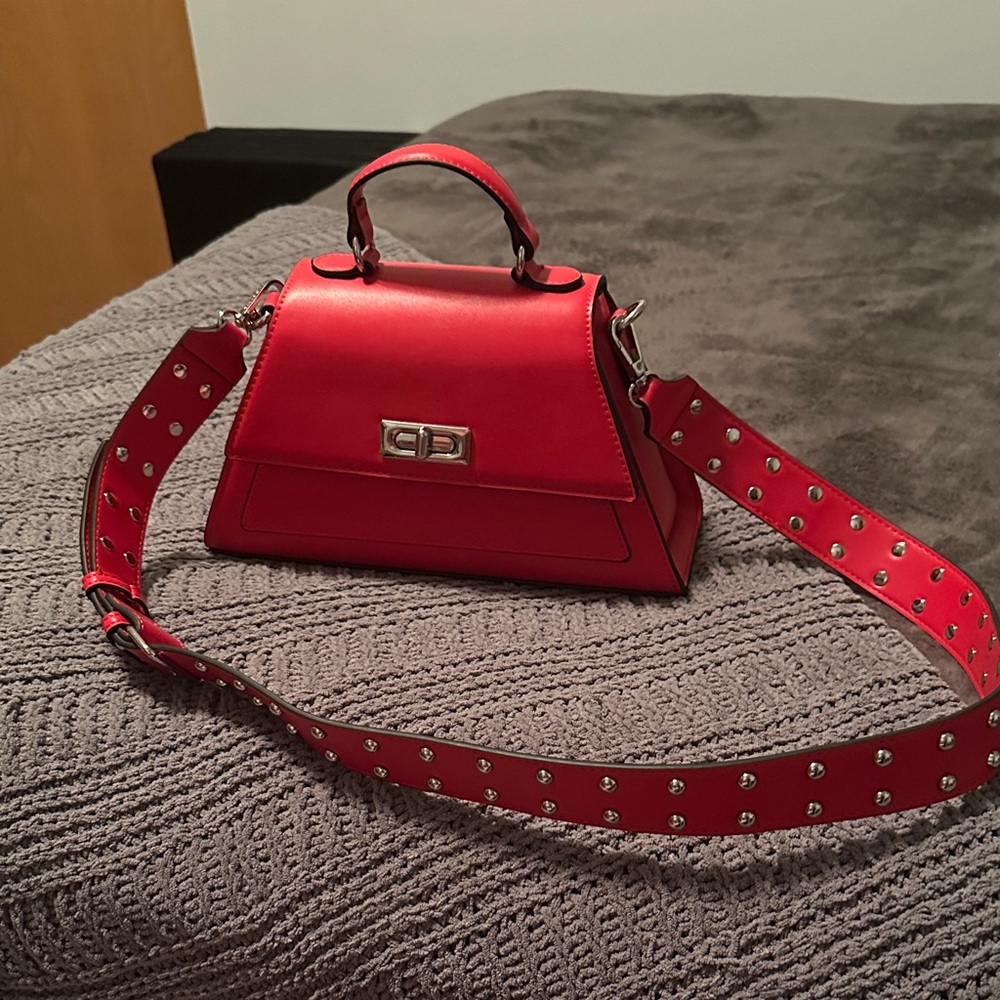 BCBGeneration Bold Red Satchel